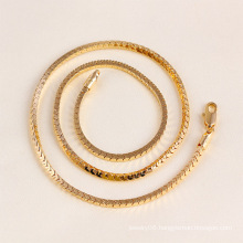 18k Gold Plated Curb Necklace for Man